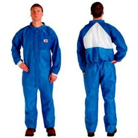 3M 3M„¢ Disposable Coverall, Knit Cuffs & Knit Ankles, Blue, Medium, 4530CS-BLK-M, 25/Case 7100112828